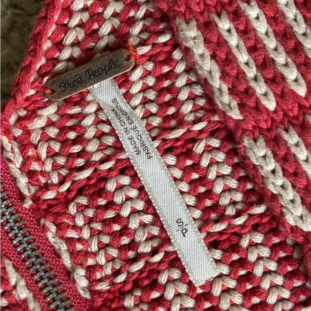 Free People Something Special Back Zip Sweater Vest. - Picture 6 of 7